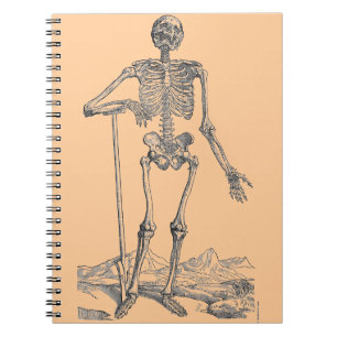 Caderno Espiral Esqueleto