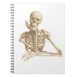 Caderno Espiral Esqueleto Feliz
