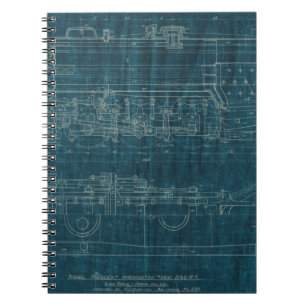 Caderno Espiral Esquema de Comboio I