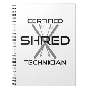 Caderno Espiral Esqui Técnico Compartilhado Certificado
