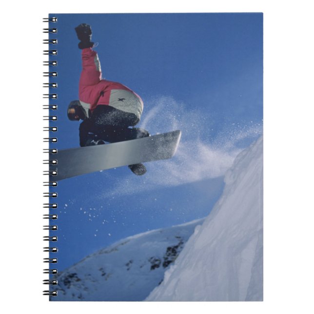 Caderno Espiral Esquiando no Snowbird Resort, Utah (MR) (Frente)
