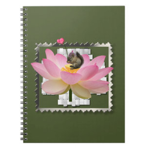 Caderno Espiral Esquilo de Bebê