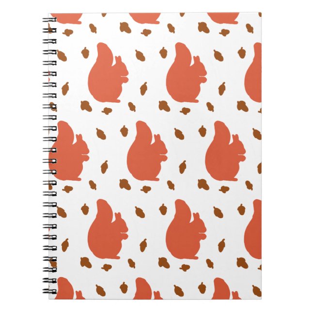 Caderno Espiral Esquilo Vermelho (Frente)