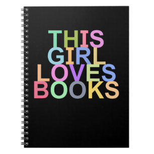 Caderno Espiral Essa garota ama livros