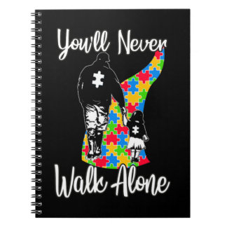 Caderno Espiral Esta bela design para um pai e uma filha