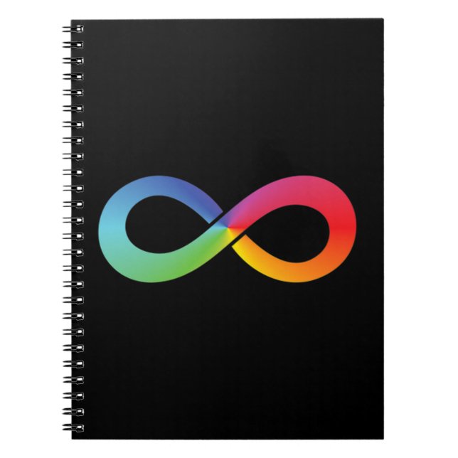 Caderno Espiral Esta camisa infinita do arco-íris simboliza o que  (Frente)