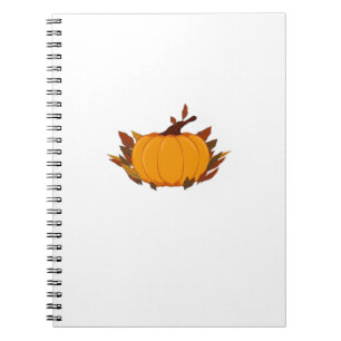 Caderno Espiral Esta camiseta de abóbora da colheita é perfeita pa