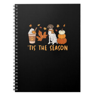 Caderno Espiral Esta É A Época Alemã De Cachorro Curto Cai Pumpkin