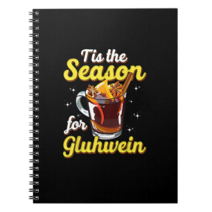 Caderno Espiral Esta É A Época Do Gluhwein Vinho Multado Lov