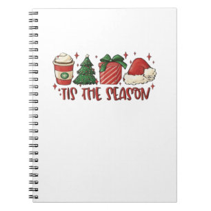 Caderno Espiral Esta É A Época Natal Café Engraçado Amor De Férias