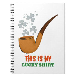 Caderno Espiral Esta É Minha Camisa da Sorte