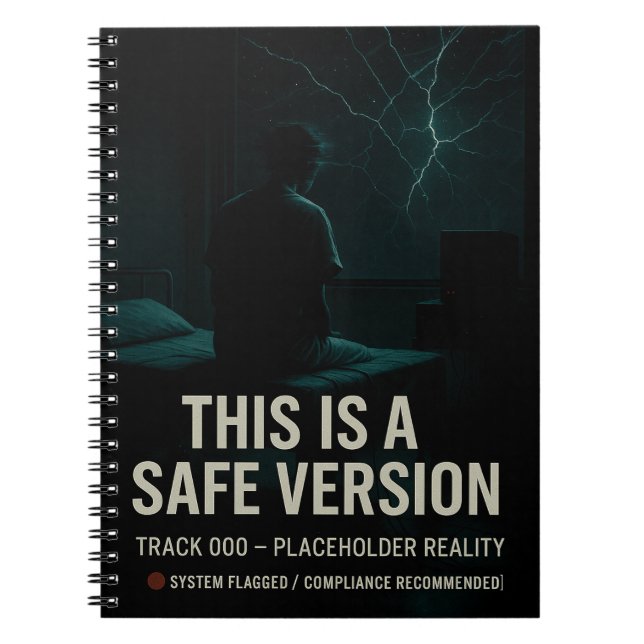 Caderno Espiral Esta é uma versão segura - Espaço reservado para o (Frente)