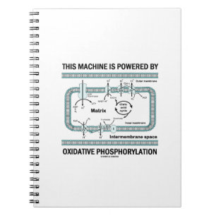Caderno Espiral Esta Máquina Acionada Por Fosforilação Oxidativa