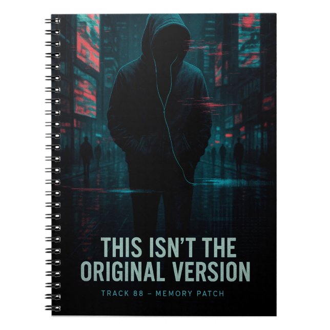 Caderno Espiral Esta não é a versão original - Arte central (Frente)