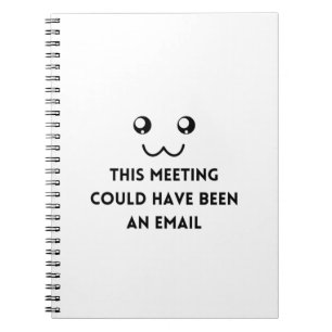 Caderno Espiral esta reunião poderia ter sido um email
