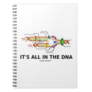 Caderno Espiral Está todo no humor da biologia molecular do ADN