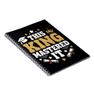 Caderno Espiral Esta turma de graduação do Rei eu dominei 