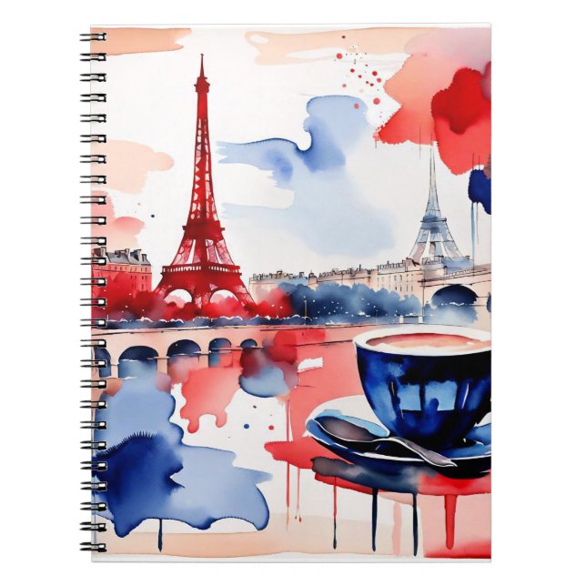 Caderno Espiral Estabilizador de Aquarela Parisiense (Frente)
