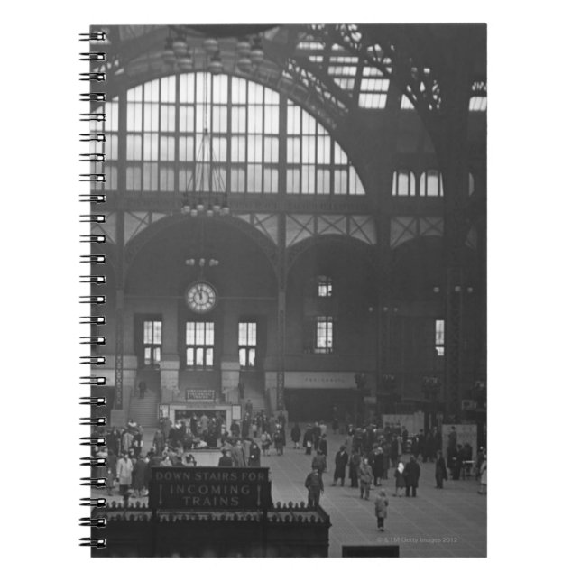 Caderno Espiral Estação de estrada de ferro (Frente)