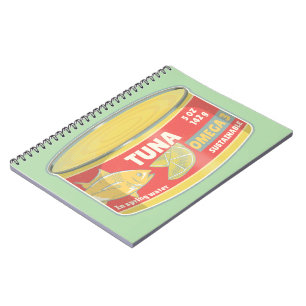 Caderno Espiral Estanho de atum em conserva