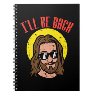 Caderno Espiral Estarei de volta Jesus Legal Deus Cristo Cristo re