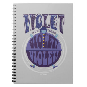 Caderno Espiral Estás a tornar-te violeta, Violet!