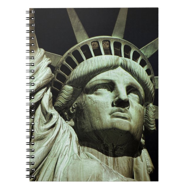 Caderno Espiral Estátua da Liberdade (Frente)