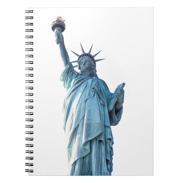 Caderno Espiral Estátua da liberdade (Frente)
