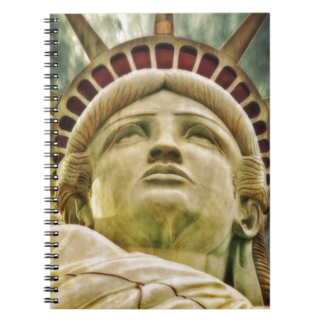 Caderno Espiral Estátua da Liberdade (Frente)