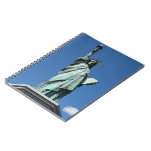 Caderno Espiral Estátua da Liberdade, Odaiba, Tóquio, Japão