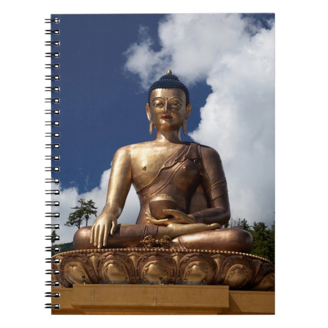 Caderno Espiral Estátua do Buda Sentado (Frente)