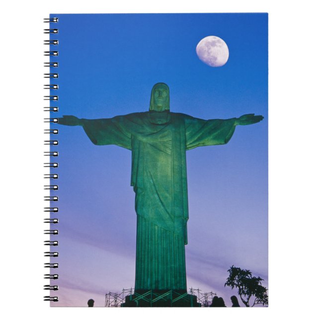 Caderno Espiral Estátua Redentora do Cristo| Rio de Janeiro Brasil (Frente)