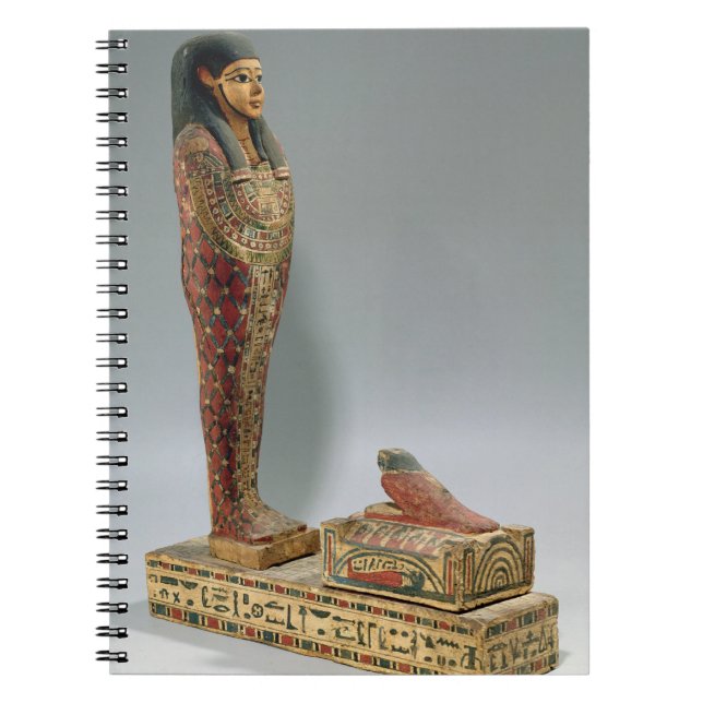Caderno Espiral Estatueta de Osiris de Iahmes (madeira pintada) (Frente)
