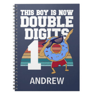 Caderno Espiral Este menino agora tem dois dígitos engraçados 10