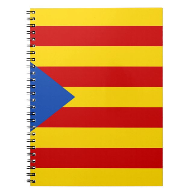 Caderno Espiral Estelada, bandera independentista de Catalunya (Frente)