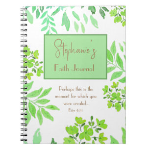 Caderno Espiral Ester 4:14 - Talvez este seja o Moment Green