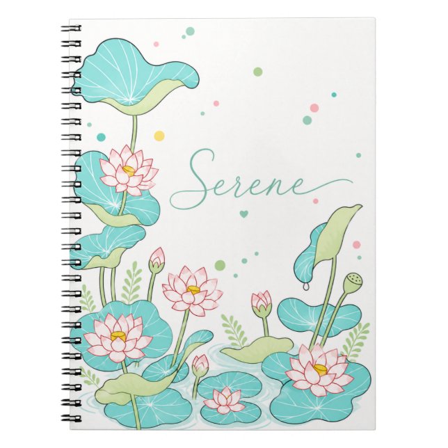 Caderno Espiral Estética Serena  (Frente)