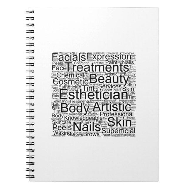 Caderno Espiral Esthetician (Frente)