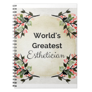 Caderno Espiral Esthetician de World'sGreatest