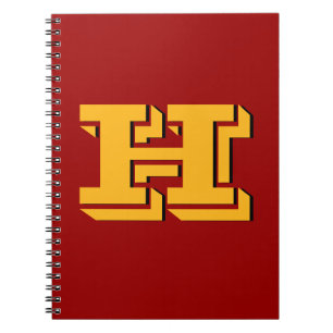 Caderno Espiral Estilo de Cor de Orgulho Escolar Marrom e Amarelo 