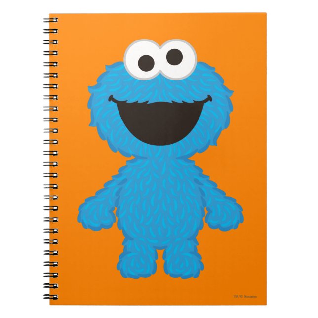 Caderno Espiral Estilo de Lã do Monstro de Cookie (Frente)