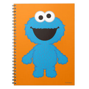 Caderno Espiral Estilo de Lã Monstro de Cookies