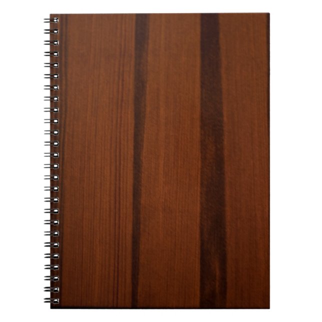 Caderno Espiral Estilo de madeira (Frente)