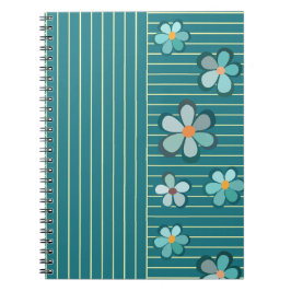 Caderno Espiral estilo de pré-disquete do boho