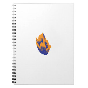 Caderno Espiral Estilo Decorativo, Verde Azul Escuro, Wattle