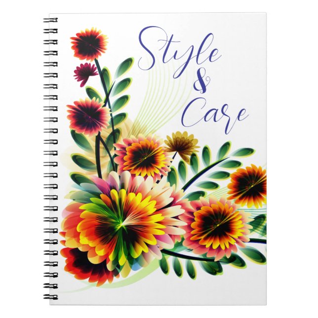 Caderno Espiral Estilo e cuidado exclusivos (Frente)