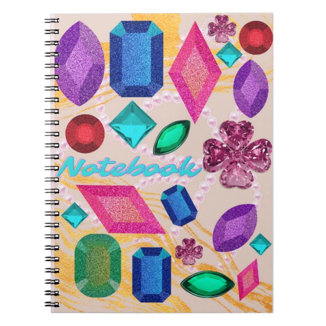 Caderno Espiral estilo jems feminino (Frente)