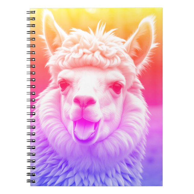 Caderno Espiral Estilo Llamazing (Frente)