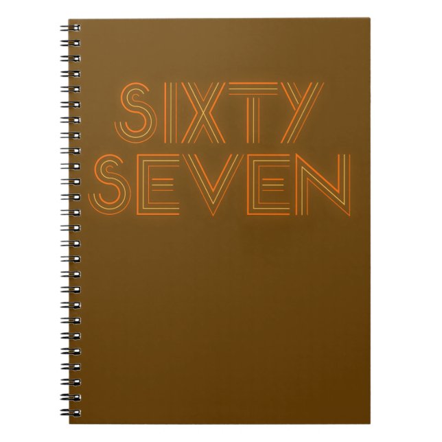 Caderno Espiral Estilo Retro 67 (Frente)