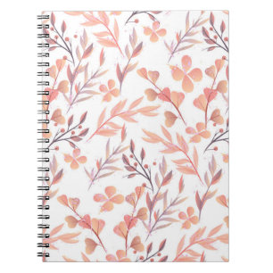 Caderno Espiral Estilo retrorado com mão desenhada sem soldadura.